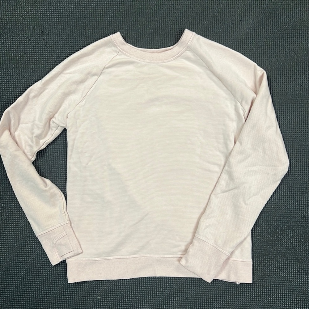 Athleta girl long sleeve pink top